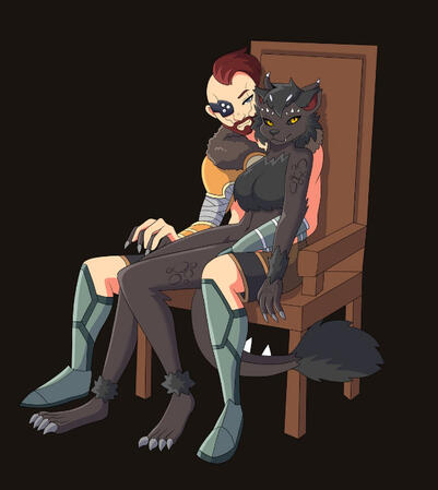 Dnd and furry Artwork.